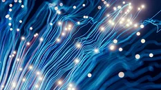 Glowing fibers