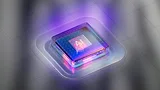 Glowing AI square Glowing AI square