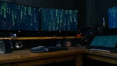 Monitors with symbols 