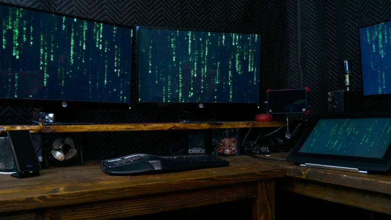 Monitors with symbols