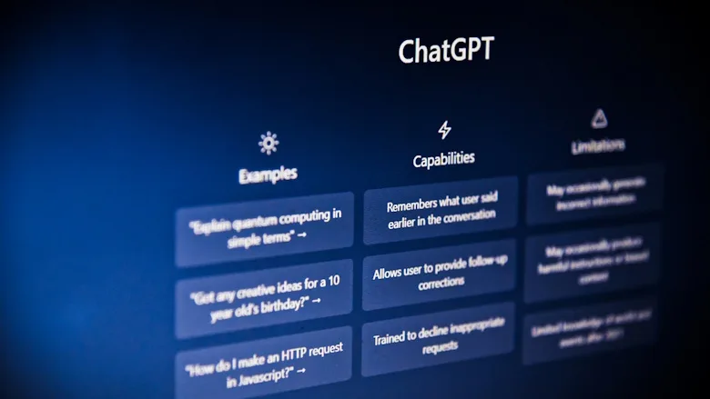 ChatGPT dashboard