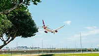 Airplane landing Airplane landing
