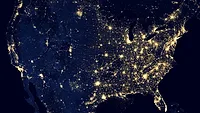 Aerial view of America Aerial view of America