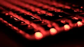Red keyboard 