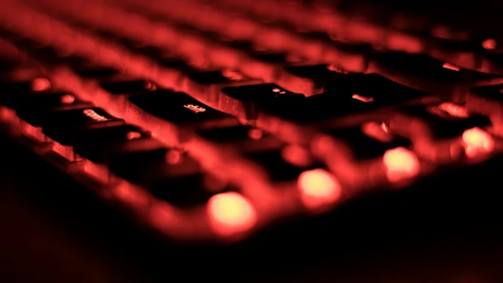 Red keyboard 