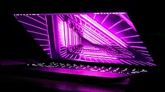 Purple laptop