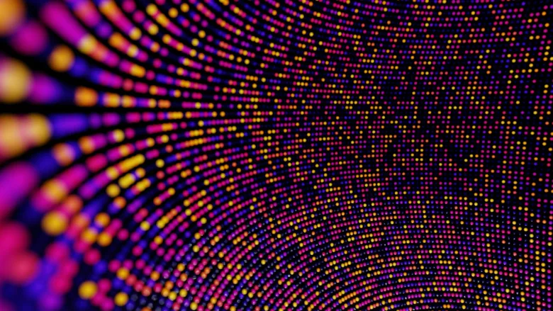 Colorful digital lights  