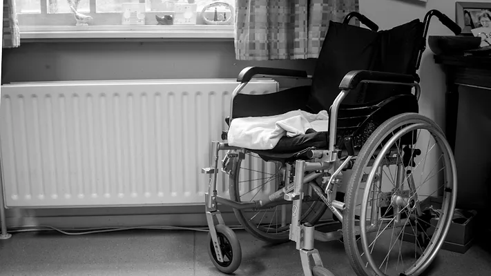 Empty wheelchair Empty wheelchair