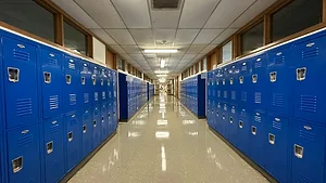 School hallway