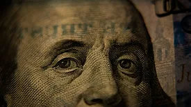 100 dollar bill up close 