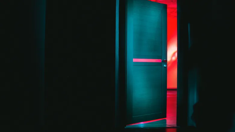 Opened door Opened door