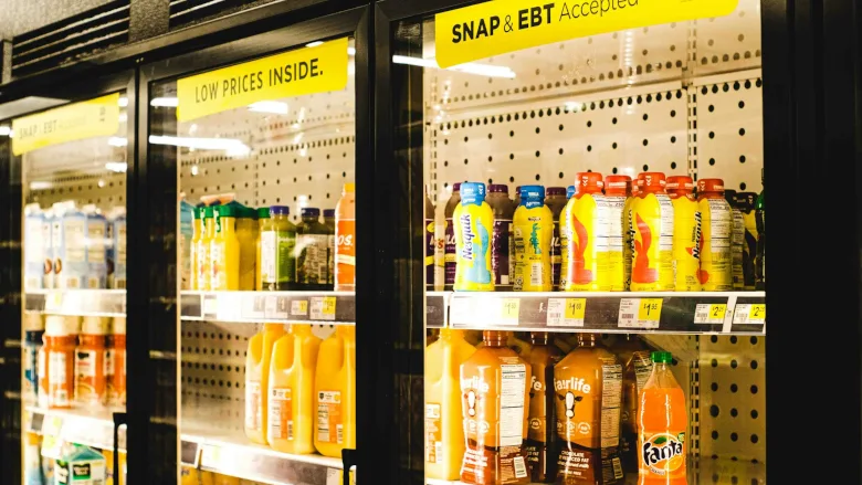 Retail fridges