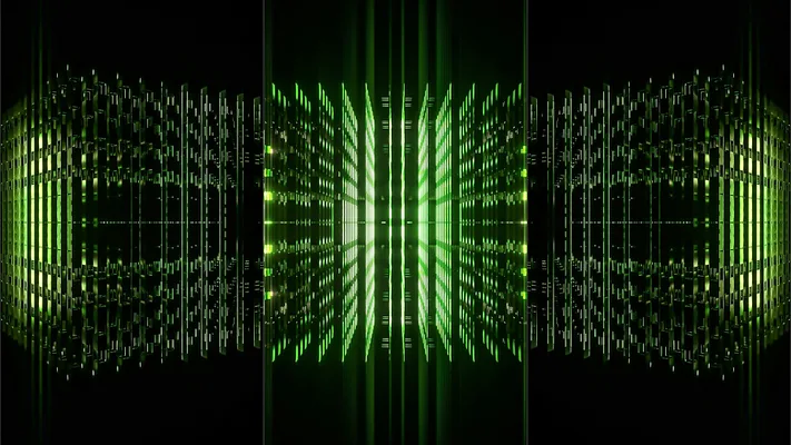 Green planes reflected 