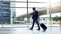 man in airport