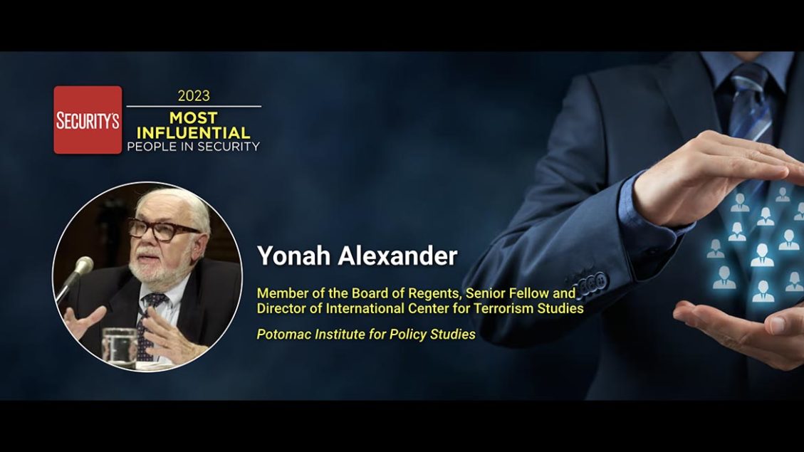 Yonah Alexander, Most Influential People in Security 2023