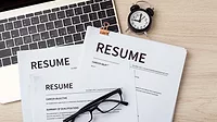 Resume and laptop Resume and laptop