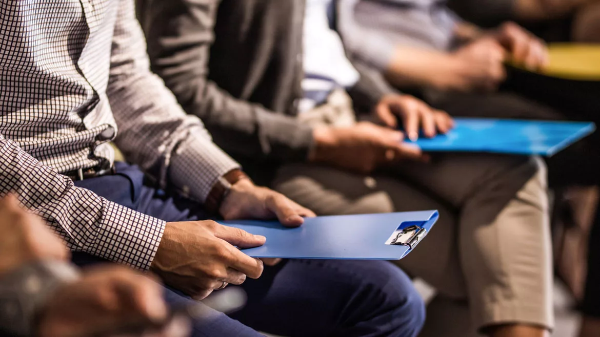 People waiting for interview