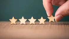 Recognizing Leadership and Industry Insight Five wooden stars