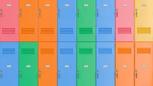 multicolored school lockers multicolored school lockers