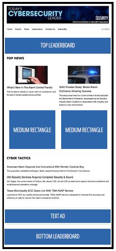 Today’s Cybersecurity Leader eNewsletter.