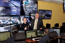 Through the Operation Shield Video Integration Center (VIC), Atlanta Police Department officers are able to use software to monitor video feeds from both public and private sector cameras.