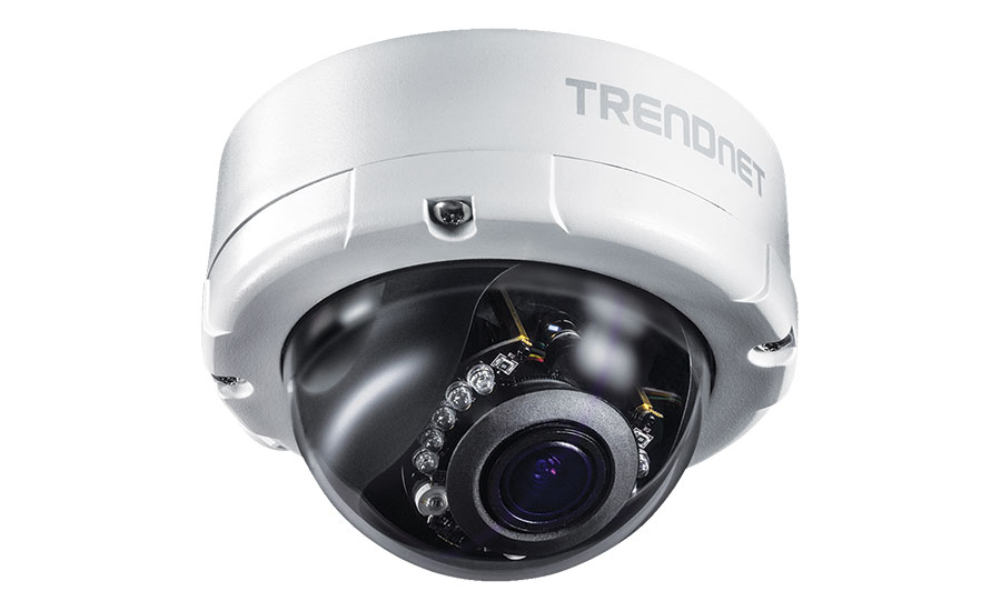 Indoor/Outdoor 4MP Varifocal PoE IR Dome Network Camera from TRENDnet - Security Magazine