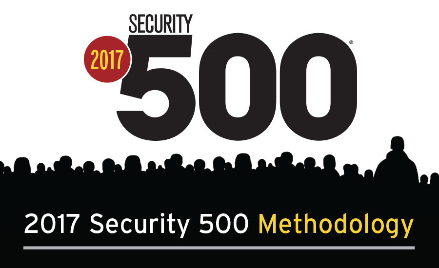2017 Security 500 Methodology Security Magazine November 2017