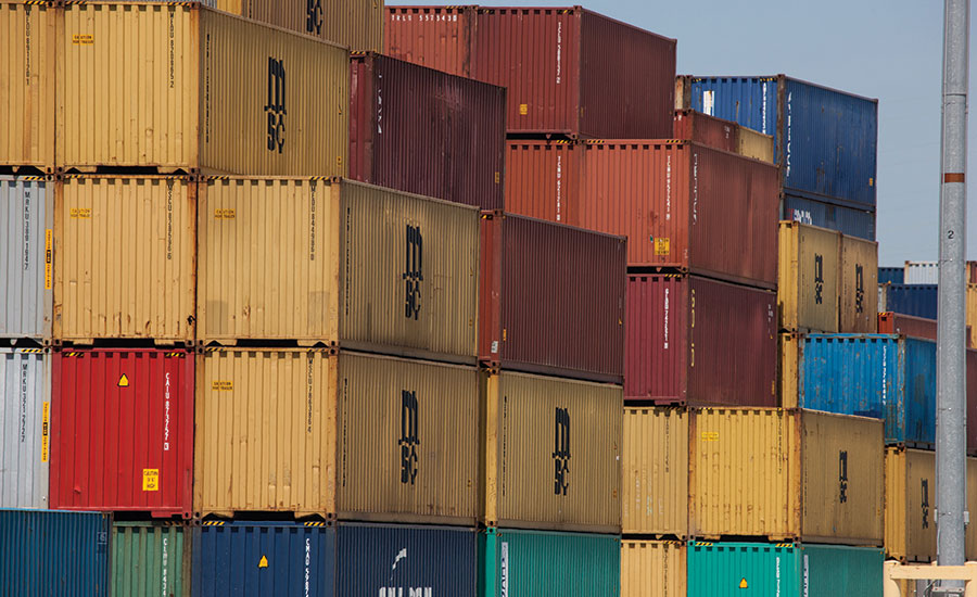 Cargo containers at the Port of Long Beach - Security Magazine