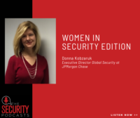 Donna Kobzaruk talks with Security for our Women in Security podcast