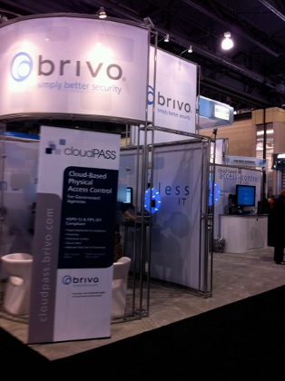 Brivo's booth at ASIS International 2012