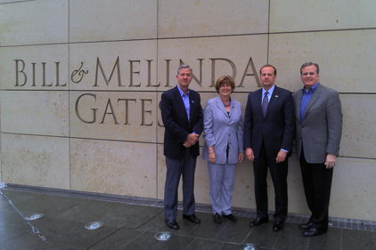 OSAC members in front of Bill and Melinda Gates Foundation