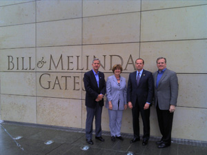 OSAC members in front of Bill and Melinda Gates Foundation