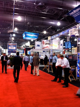 The show floor at ASIS 2012 in Philadelphia