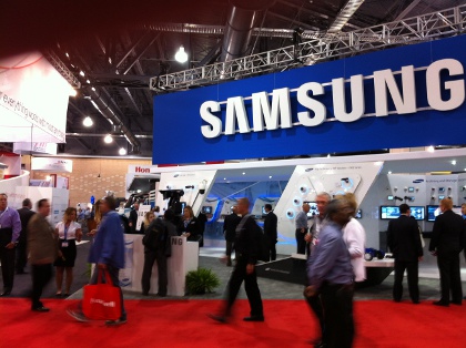 Samsung's booth at ASIS International 2012